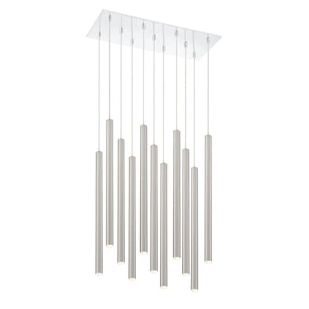 Z-Lite Forest 11 Light Island/Billiard, Chrome & Brushed Nickel 917MP24-BN-LED-11LCH